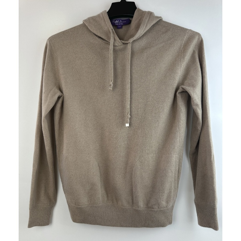 Ralph Lauren Purple Label 100% Cashmere Hoodie Sweater Italy S/P Luxury Designer - Picture 16 of 16